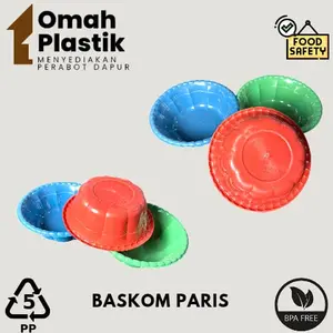 BASKOM PARIS/BRAZIL - BASKOM NASI HAJATAN PLASTIK - EMBER NASI BERKATAN PLASTIK PP5 AWET