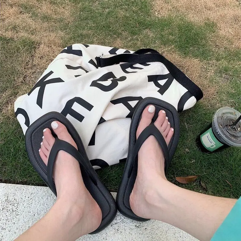 BOS0058 Sandal Jepit Unisex Flip Flop Sendal Jepit Korea Pria Wanita 8