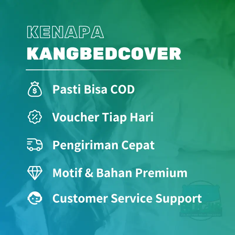 KANG BEDCOVER - Satu Set Bedcover & Sprei Aesthetic Katun Microtex Disperse Premium - KING SIZE - TERMASUK SARUNG BANTAL GULING - Martin 4