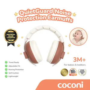 COCONI QuietGuard Baby Noise Protection Earmuffs 3M+ | Pelindung Telinga Bayi Anti Bising | Adjustable & Travel Friendly