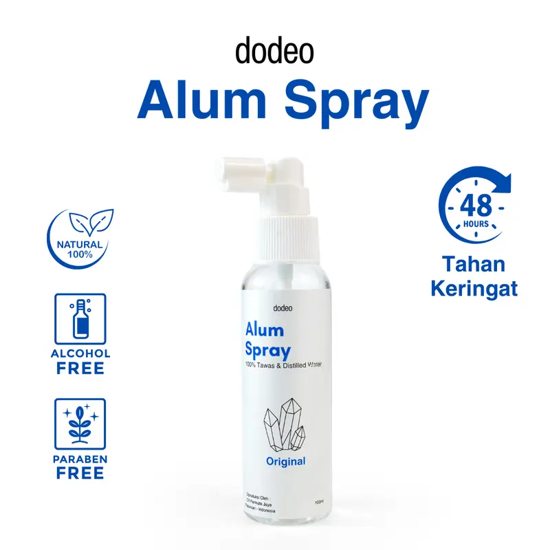 Dodeo Air Tawas Alum Deo Spray Original 100ml 0