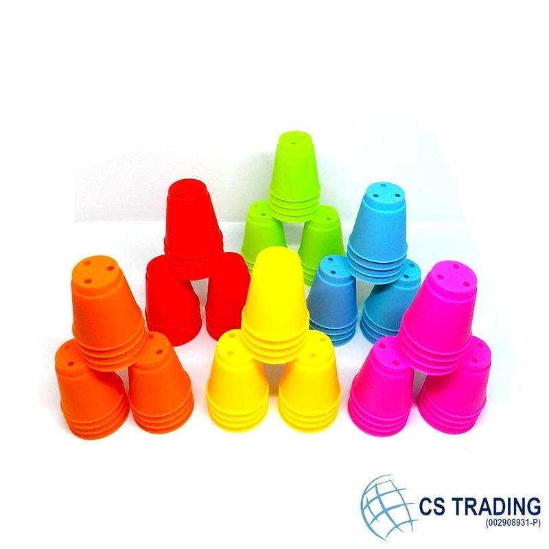 Mini Speed Stack Sport Stacking Cup One Set 12 Rapid Cup Mainan ...