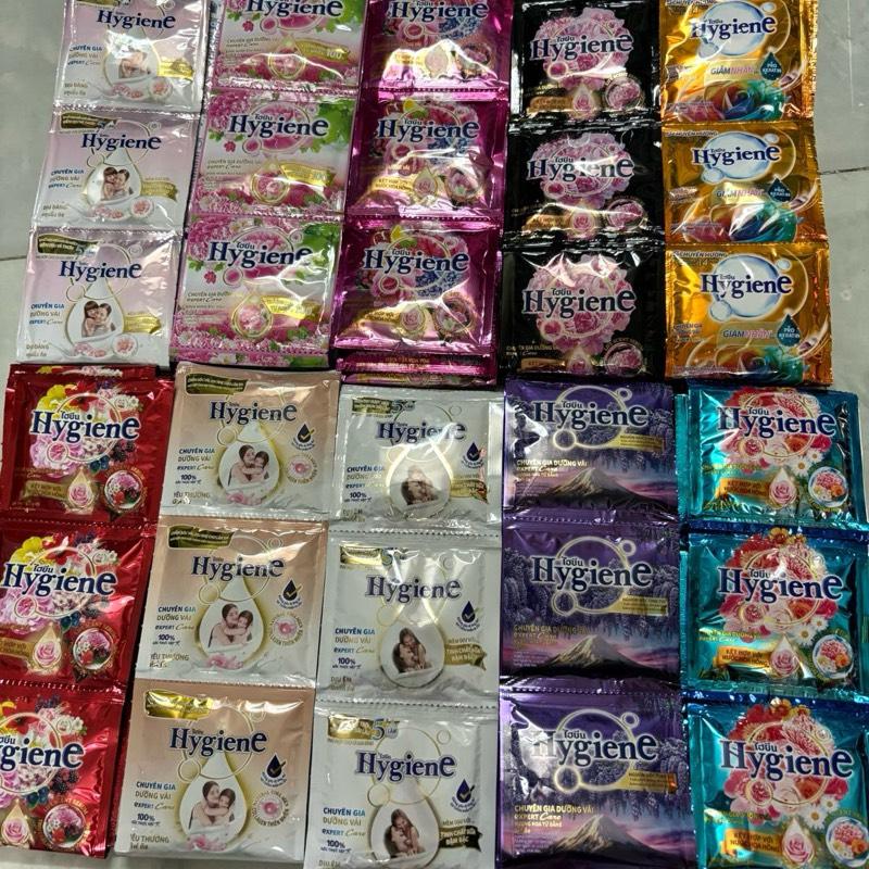 SX tại VN Combo 10 Dây Nước Xả Vải Mix Màu Hygiene 120 Gói Kèm Gói Xả 20Ml Làm Sạch Kem