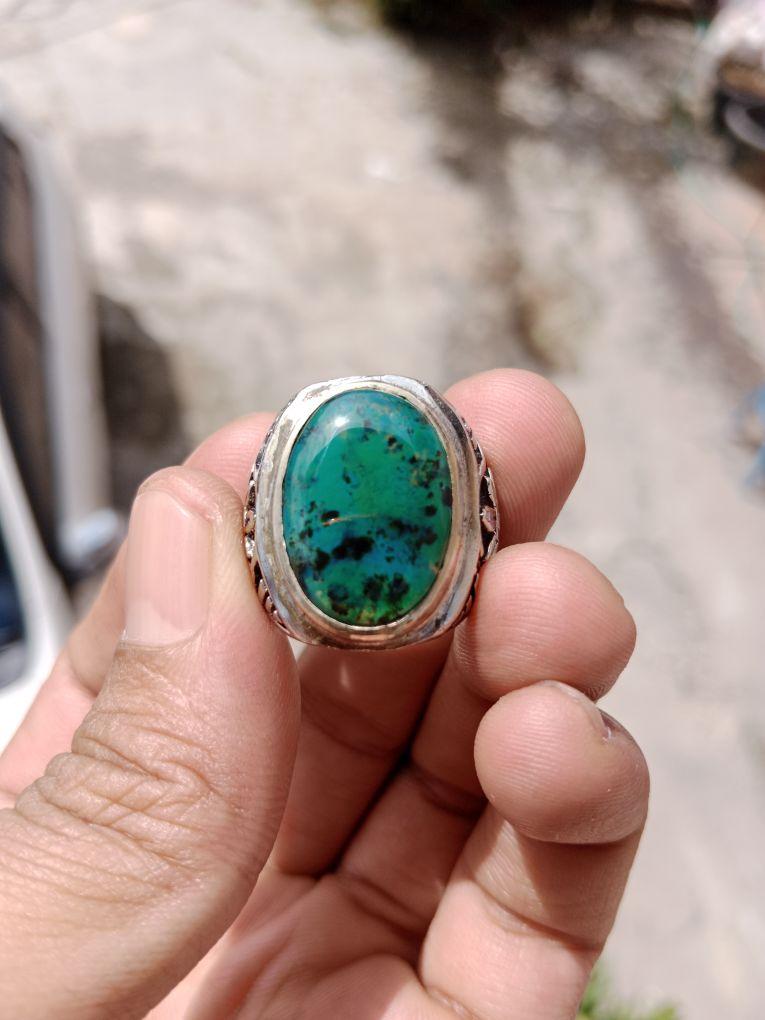 Product Introduction of Cincin Akik Bacan Doko Totol Coklat Encer - Model Baru 6