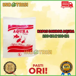 Kapas Filter 100 x 100 CM Busa dakron Filter Kolam Aquarium Ikan