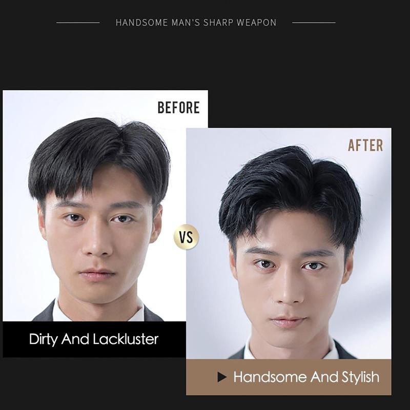 Product Introduction of Men Hair Styling Gel One Comb Type Cool Men's Hair Gel Back Head Artifact Powerful Oil Head Gel Water Haircare Clear Lightweight 12