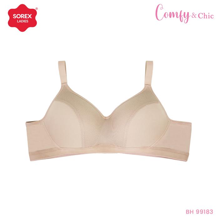 Gambar Sorex Bra Tanpa Kawat Busa Tipis Kait 3 Cup B Nilon Mix Bra Harian BH 99183 - Hitam, 40 dari Sorex Online Store Kota Tangerang 5 Tokopedia