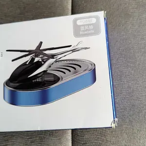 Penyegar Udara Mobil Tenaga Surya Parfum Mobil Pesawat Diffuser Ventilasi Dasbor Udara Aromaterapi Helikopter Aksesori Interior Mobil