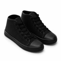 Gambar Dr. Kevin Sepatu Olahraga Sport Pria Sneakers Rajut Sepatu Sekolah Hitam Tinggi High Tali 889-109 - HITAM, 39 dari drkevinshoes Kota Bekasi 2 Tokopedia