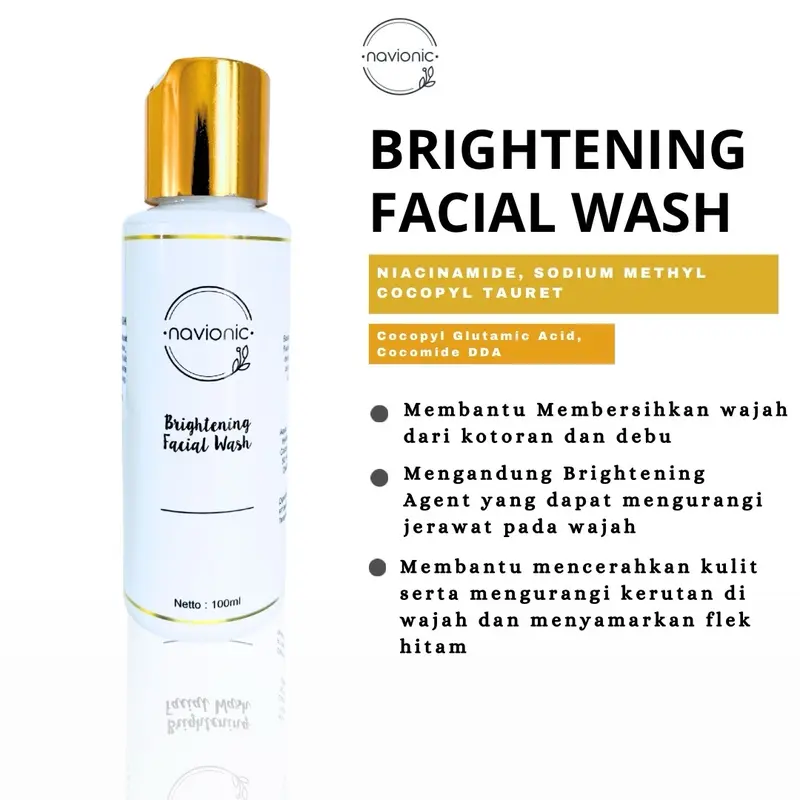 PAKET BASIC BRIGHTENING NAVIONIC 5PCS BPOM 2
