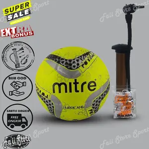 Mitre Cosmic Huricane, Bola Futsal Size 4 Original Press Full Emboss Indoor dan Outdoor Ball Gratis Pompa