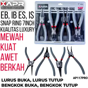 XAPR R4J4 TANG SNAP RING BUKA TUTUP 7INCH APR AP117PRO LURUS BENGKOK LENGKAP XAPR