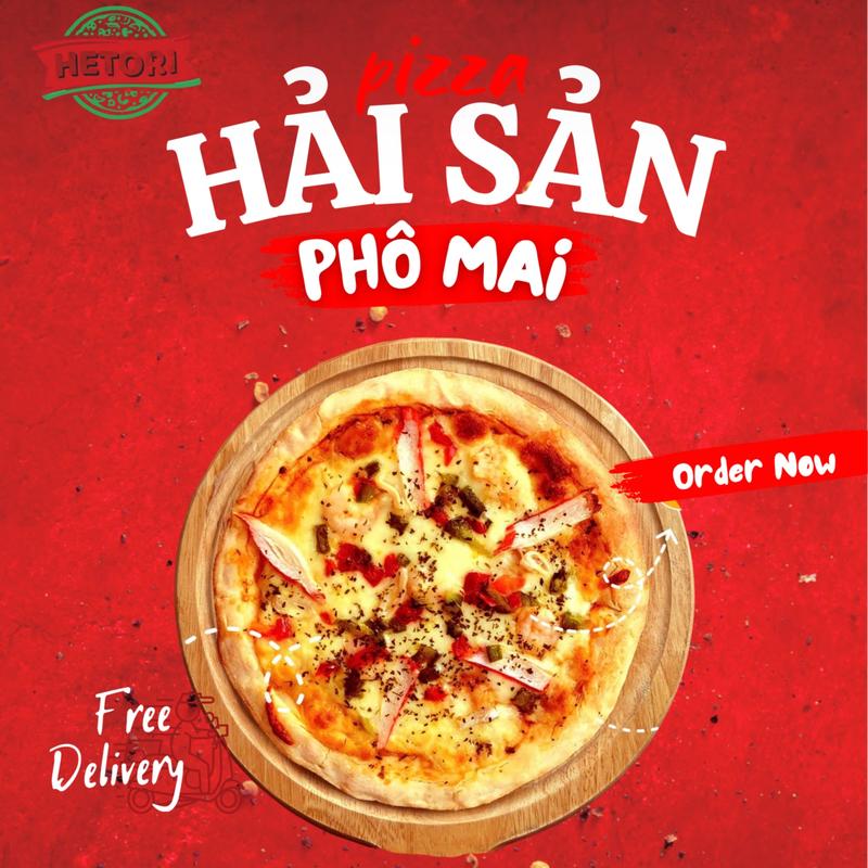 TOÀN QUỐC 5 cái Pizza Hải sản PHÔ MAI - THƠM NGON KHÓ CƯỠNG - CÓ HỎA TỐC