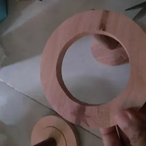 Cetakan donat kayu jati dan pembatas/CROMBOLONI