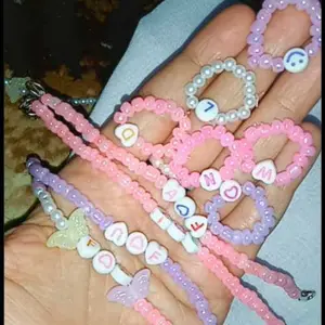 DIY Manik Manik Set Lengkap Gelang Aesthetic - DIY Craft Kit Manik Manik Pasir - Meronce Manik Manik Set - SM001