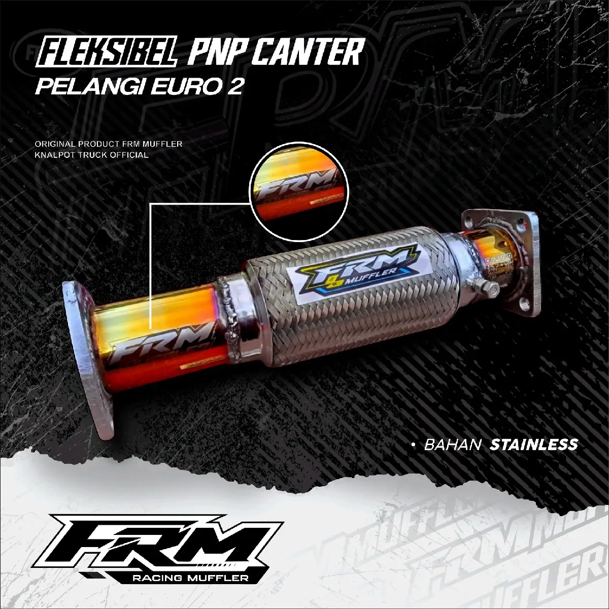 Fleksibel pnp ori engkel canter FRM MUFFLER