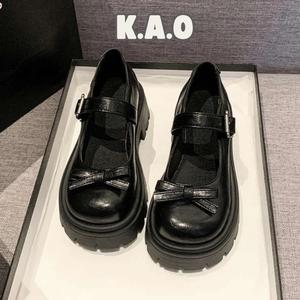 Giày Mary Jane Đế Dày Nữ Mùa Xuân 2024 Phong Cách Mới Retro - Tiệm của KAO