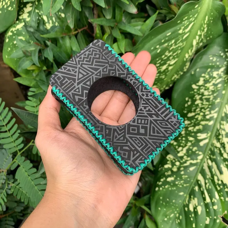 SLEEVE CASE M 200 HIJAU MOTIF BEXLUSIVE PREMIUM SLEEVE CASE COVER SLEEVE LEATHER FULLLASER 2