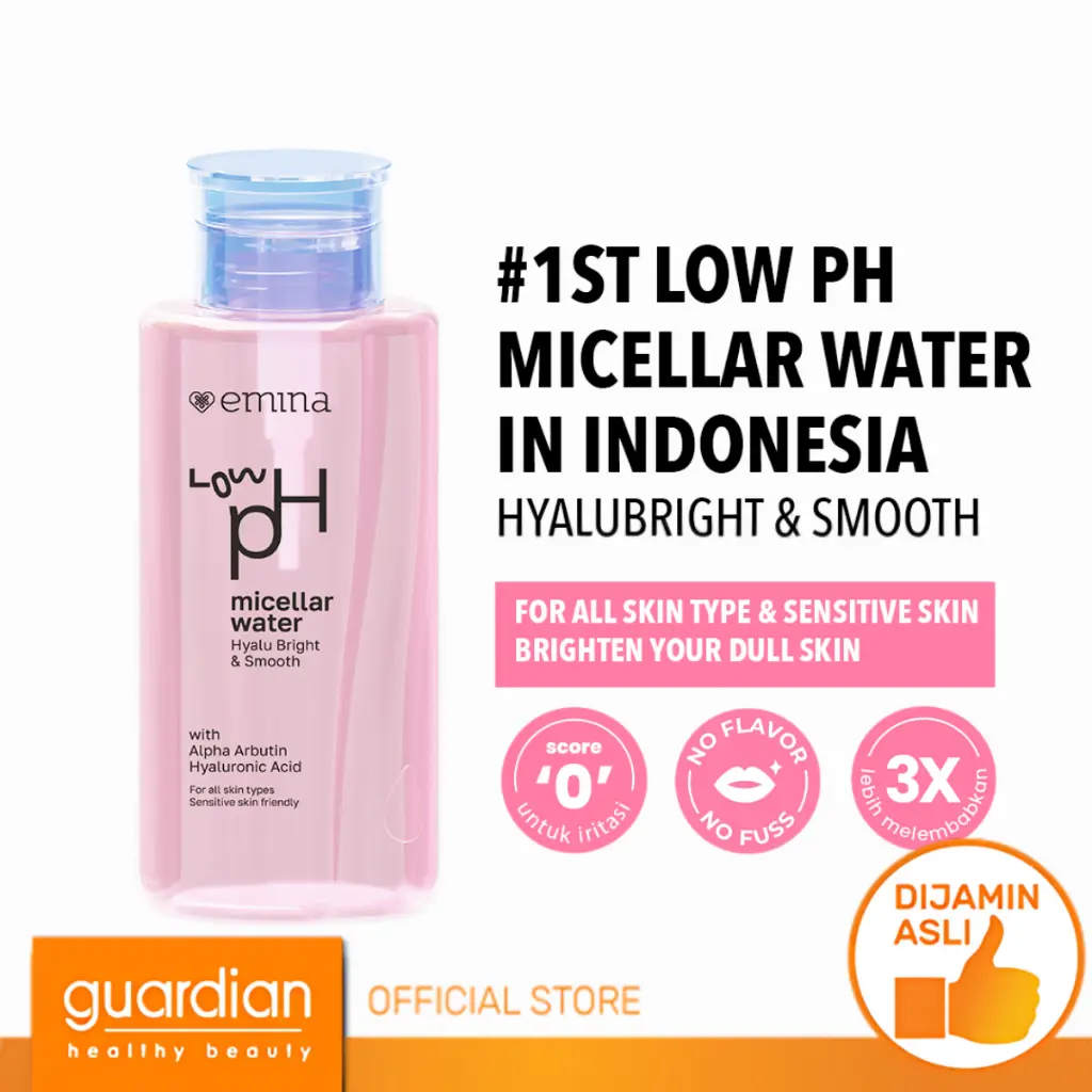 Emina Micellar Water Drop Cleanser Bright Stuff 100ml