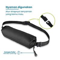 Gambar TORCH Dinero Belt Bag Multifungsi Tas Pinggang Travel Waterproof - Grey dari Torch Lembong Bdg Kota Bandung 3 Tokopedia