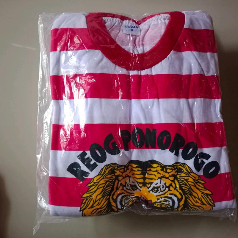 Setelan Baju Reog Anak | Kaos Lorek Katun PE dan Celana Gembyong 4