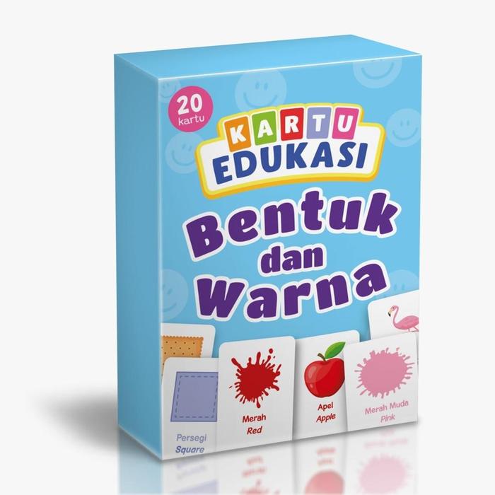 Gambar [Mizan] Kartu Edukasi: Bentuk dan Warna - Alat Belajar Anak - Flashcard dari Mizanstore.id Kota Depok Tokopedia