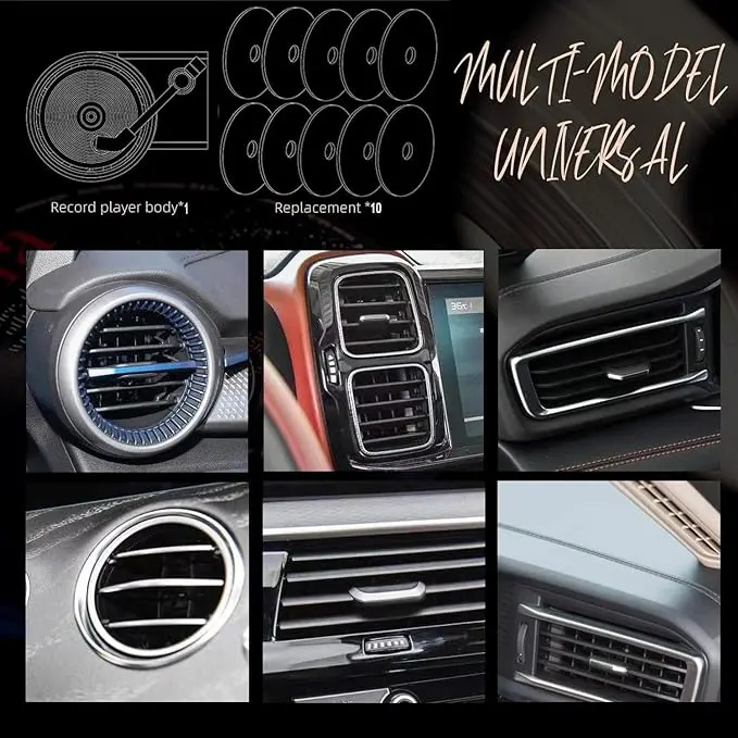 Harry Styles Vinyl Record Album Air Freshener Set, Car Vent Clip Diffuser, 12 Pack, girls car accessories,car accessories uk 3