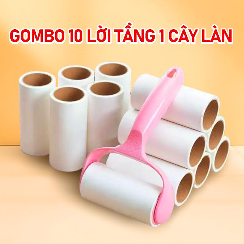 Lõi con lăn bụi, Combo 20 cái, Tặng 1 con lăn bụi, Con lăn bụi làm sạch quần áo, Thích hợp cho giường và ghế Sofa, Con lăn Lông Thú Cưng