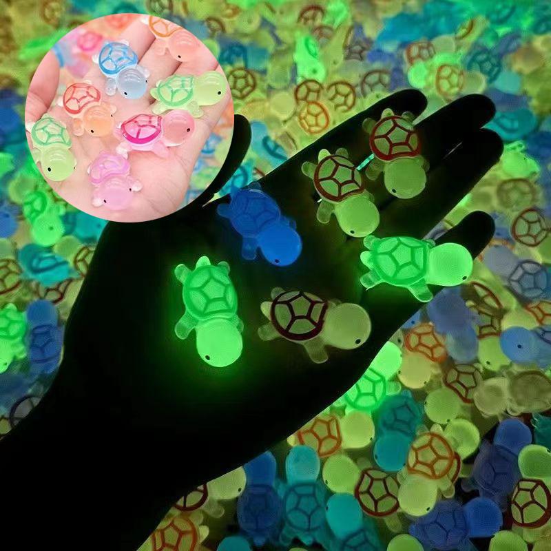 【Giao hàng trong ngày   túi mù tự xé dạ quang ,blind box,Charm,Túi mù may mắn rùa - 3cm,2cm,Đồ chơi mô hình mini phát sáng và không phát sáng mô hình động vật,  đồ chơi tự làm thùng  hàng,túi mù, túi mù  con rùa túi mù  cung hoàng đạo