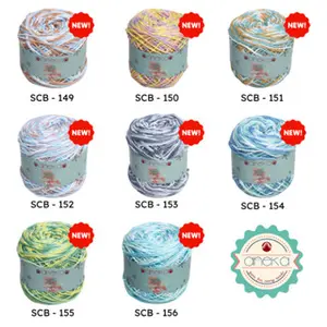 KATALOG - Benang Rajut Katun Bali Sembur Mix / Soft Cotton Big Ply Mambo