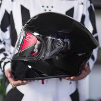 Gambar KYT TT Course Solid (Black,Black Doff,dll) dari Bandung Helmet Gallery Kota Bandung 5 Tokopedia