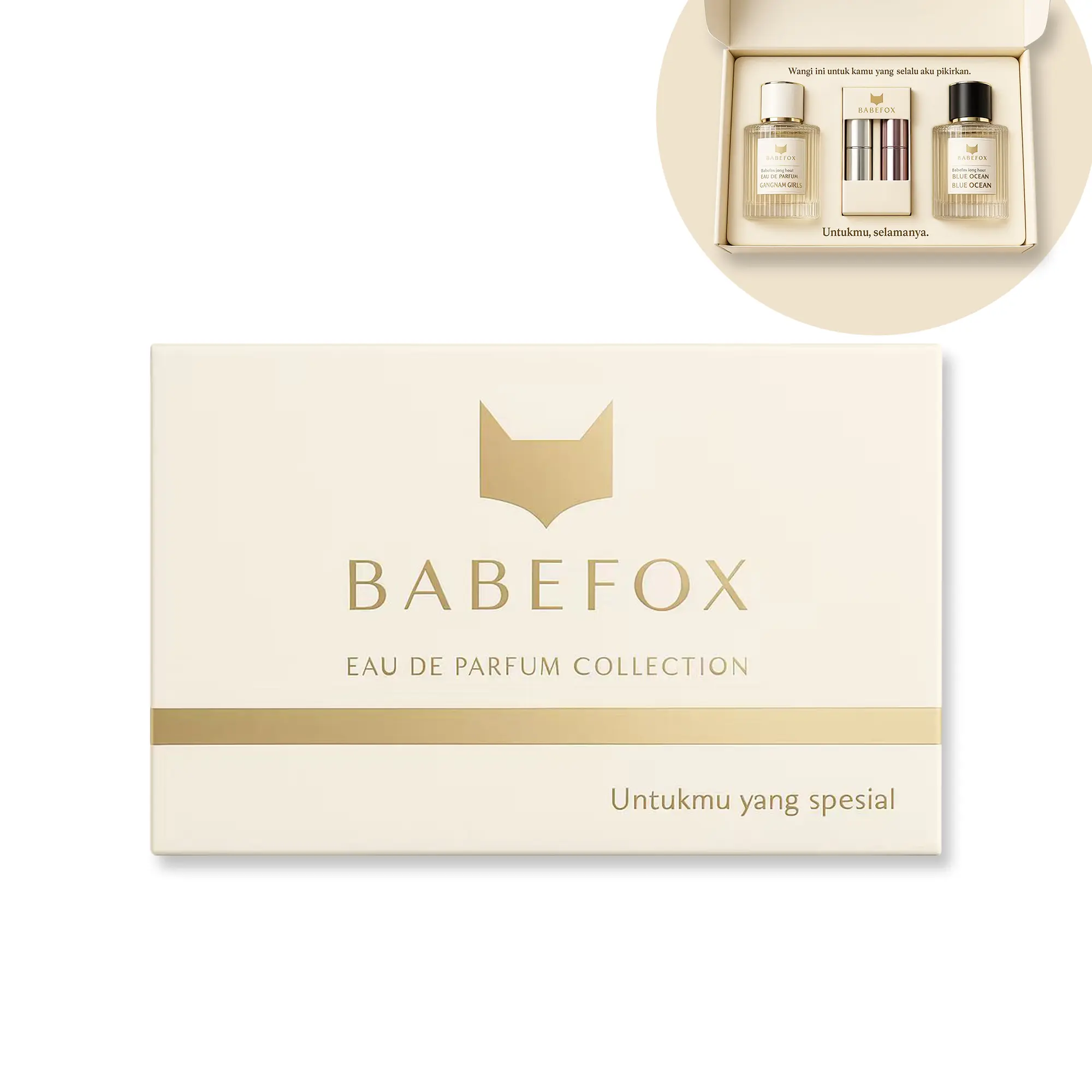 1*Paket Luxury Parfum(Segar&Manis+2refil)