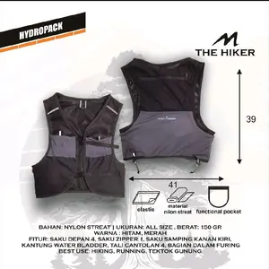 Hydropack Vest Running Vest Lari Hydropack 12 liter Sport Running Tas Outdoor Tas Ultralight  Tas Trailun