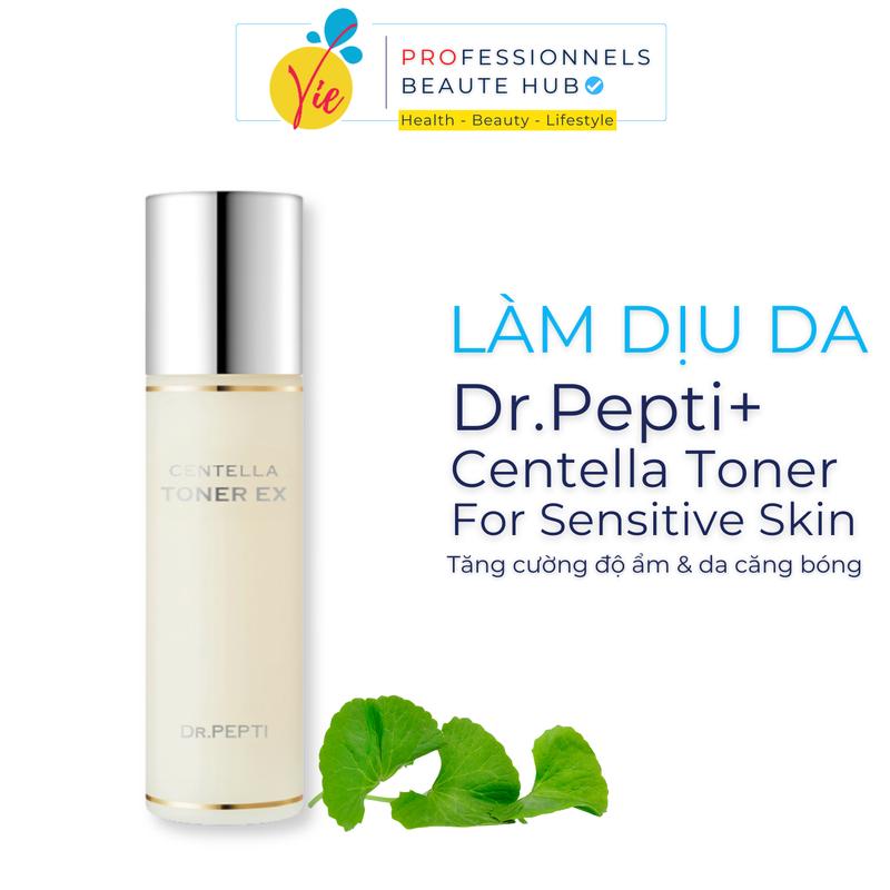 Nước Hoa Hồng Dr.Pepti Centella Toner Ex - Toner Dr Pepti Làm Dịu Da 180ml