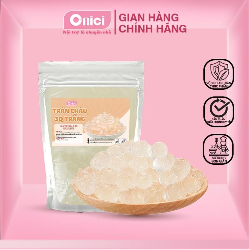 Trân châu Trắng Giòn 3Q Sea Jelly Thạch Ngọc Trai túi 2kg BẾP CỦA MẸ ONICI