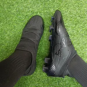 Sepatu Bola Gastruz Full Black Venture Boot Pria Wanita Anak Dewasa Gratis Kaoskaki