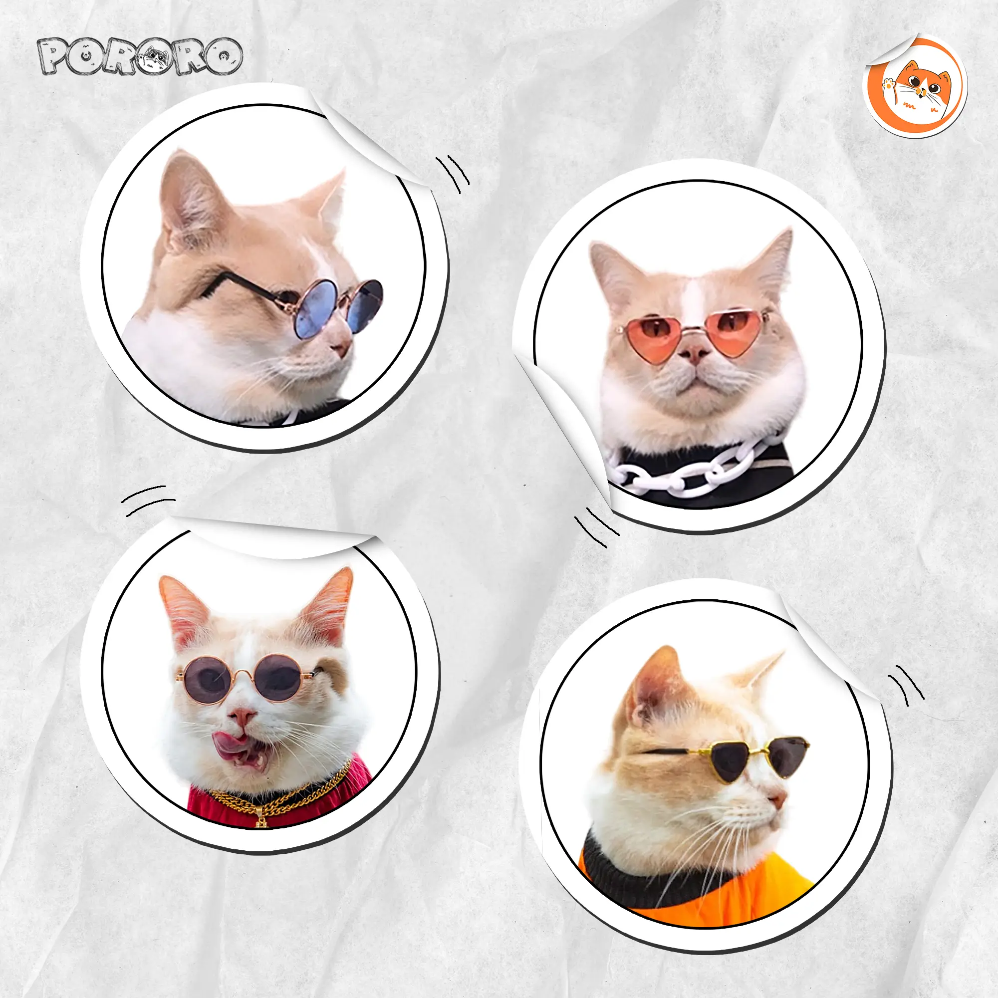 Kacamata Kucing Murah Lucu Aksesoris Hewan
