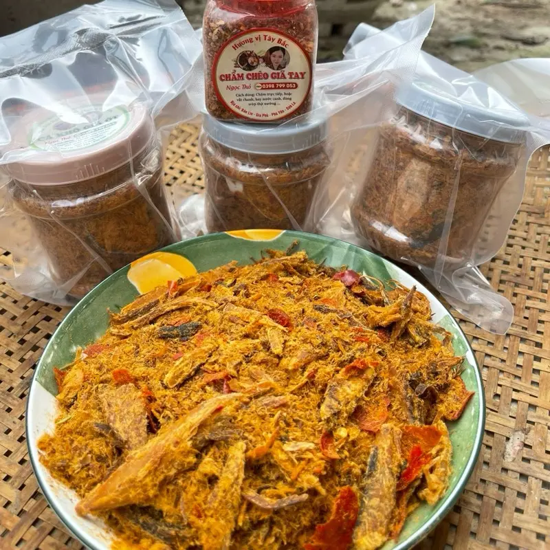 Combo 3 hũ siêu siêu cay cá giã ớt ( ăn liền, tặng lọ chẩm chéo) tây bắc
