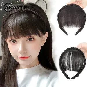 hokkiterus21PONI BANDO KEPANG aksesoris rambut hairklip poni kepang wig poni rambut K048