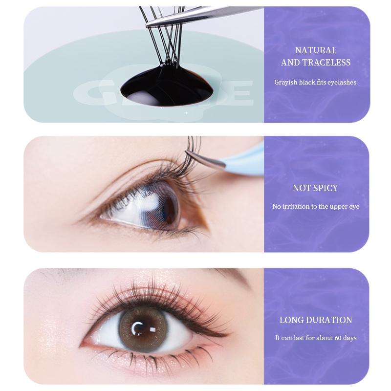 Product Introduction of Keo Nối Mi, Không Gây Kích Ứng, Nhanh Khô, Lâu Trôi, Không Thấm Nước, Màu Đen, Để Ghép Lông Mi, Dụng Cụ Trang Điểm, 5Ml 25
