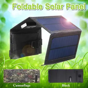 Waterproof 20W 5V Foldable USB Solar Panel Cells Mobile Phone Battery