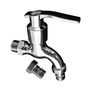 Kran Air Taman Keran Cuci Piring Engkol Baling Tancap Tembok Bahan ABS CHROME  SLT-15-130