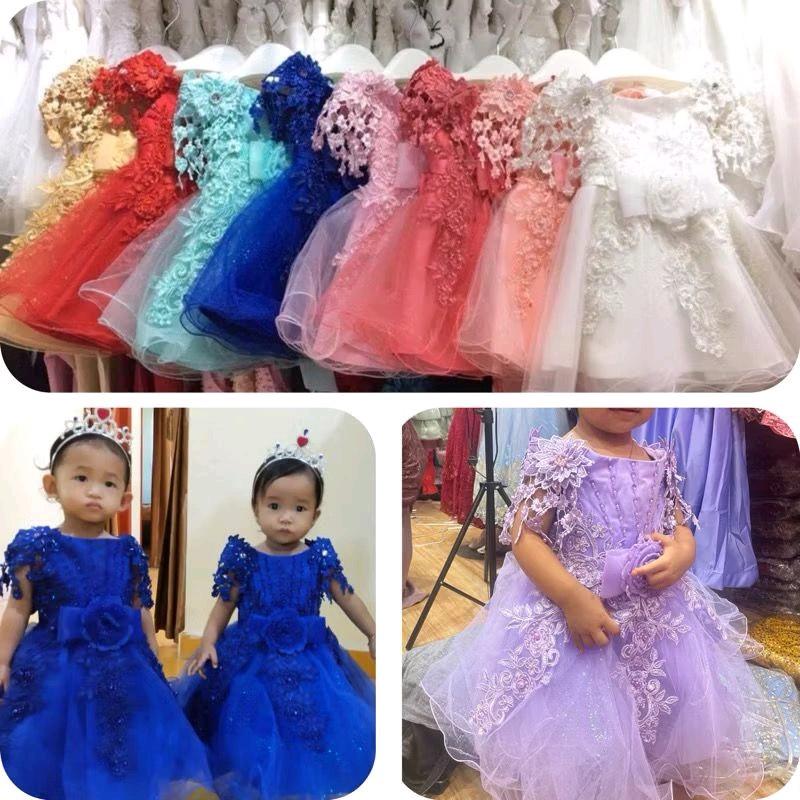 GAUN NATAL ANAK BABY SUPER MEWAH /GAUN PESTA ANAK MEGAR 1-4 TH 1