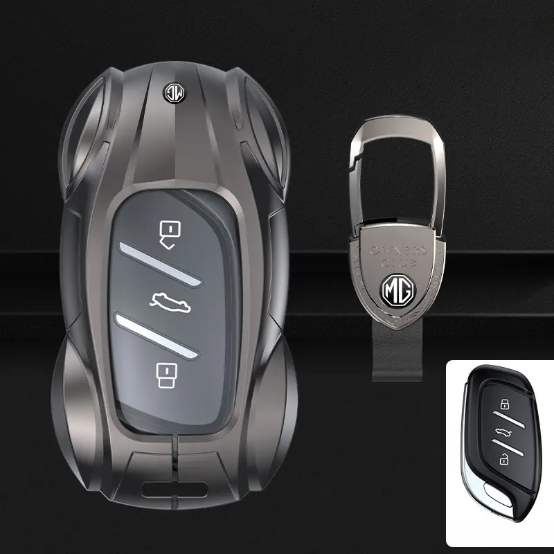 Vỏ Chìa Khóa Từ Xa Cho Xe Hơi, Vỏ Chìa Khóa, Vỏ Fob, Móc Chìa Khóa Cho MG6 Mg ZS HSEZS MG5 EZS Mg HSEV 4