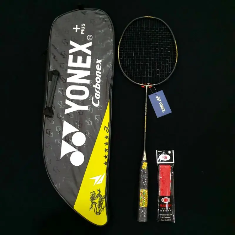 RAKET BADMINTON CARBONEX IMPORT  SNAR SUDAH TERPASANG FREE TAS DAN GRIP 2