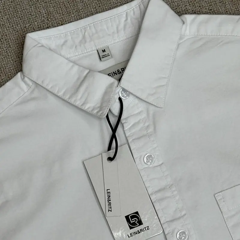 Lein&Ritz - Kemeja Pria Casual Lengan Pendek  Katun Premium | Kemeja Pria Basic Polos Slimfit 1
