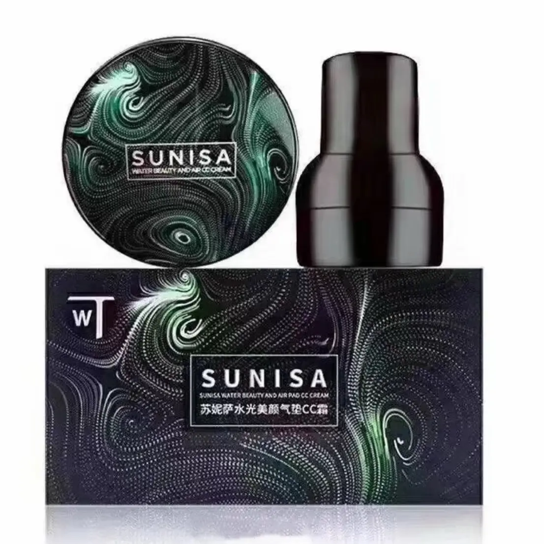 SUNISA Air Cushion BB Cream WATERPROFF x lbcccndc eyebrow powder Waterproof
