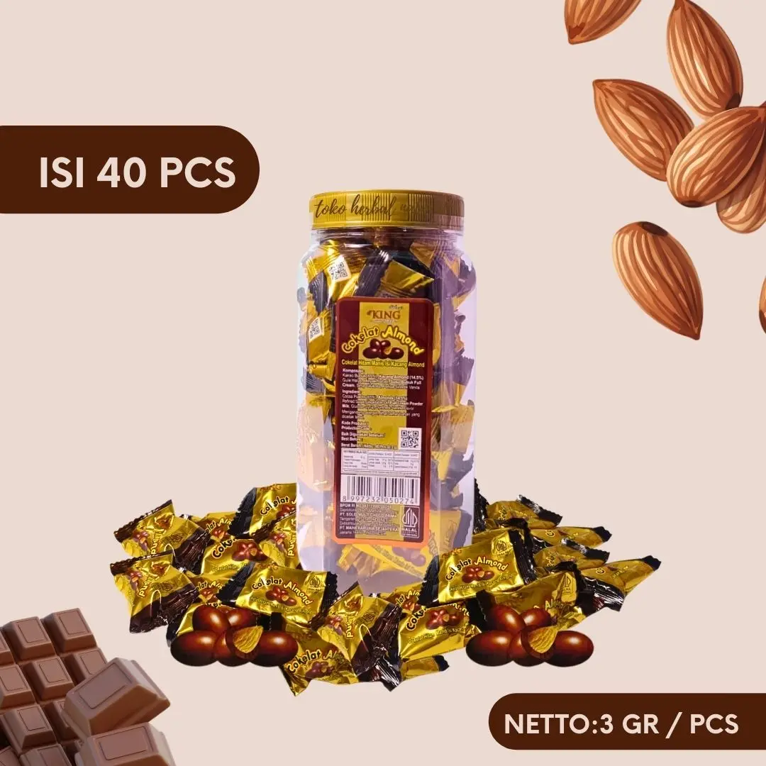 COKLAT ALMOND 1 TOPLES