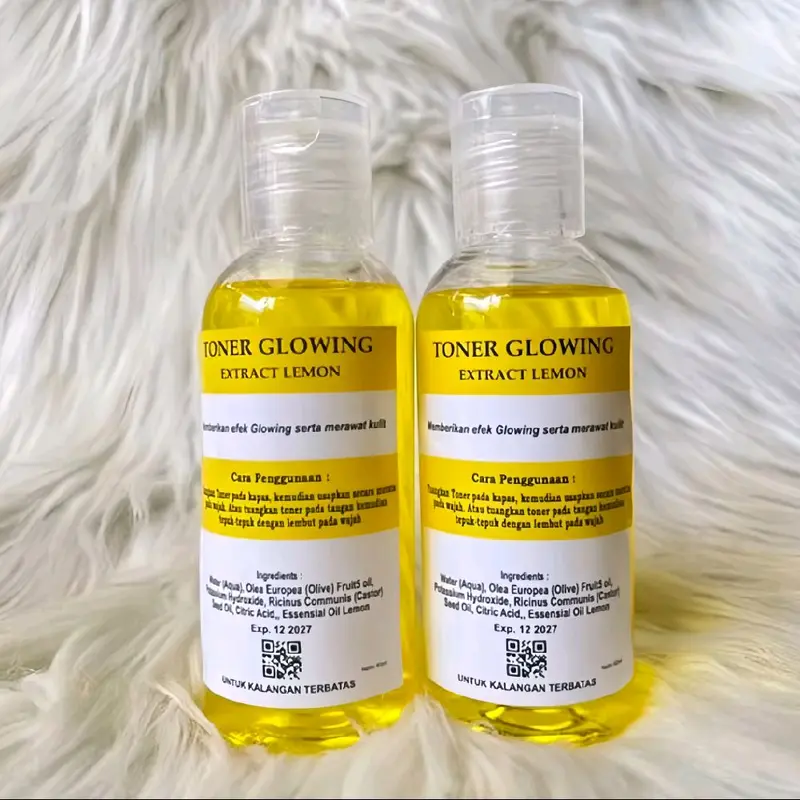 (HEMAT 2 PCS) Toner Glowing Extract Lemon 60 ml | Toner Pelicin Niacinamide Original 100% ВРОМ 1