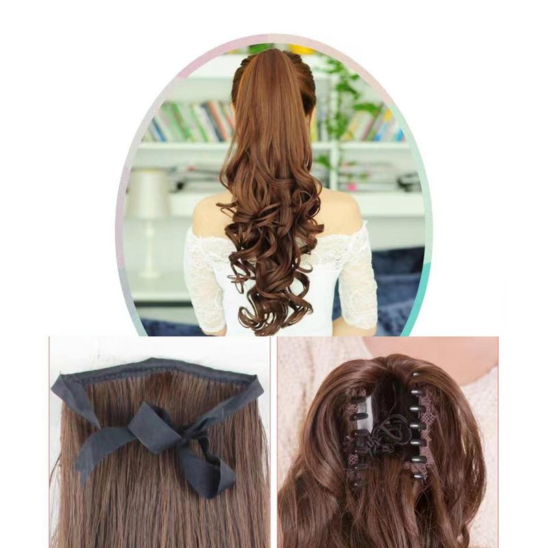 Product Introduction of Tóc Đuôi Ngựa Vuốt, Dài 60cm, Kiểu Xoăn, Kẹp Trong Tóc Nối, Tóc Giả Đuôi Ngựa Xoăn, Sợi Tóc Đuôi Ngựa, Dành Cho Nữ, Phụ Kiện Thời Trang, Cindie, Vận Chuyển Từ Việt Nam 19